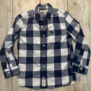 Abercrombie Kids Boys 7/8 Button Down Shirt